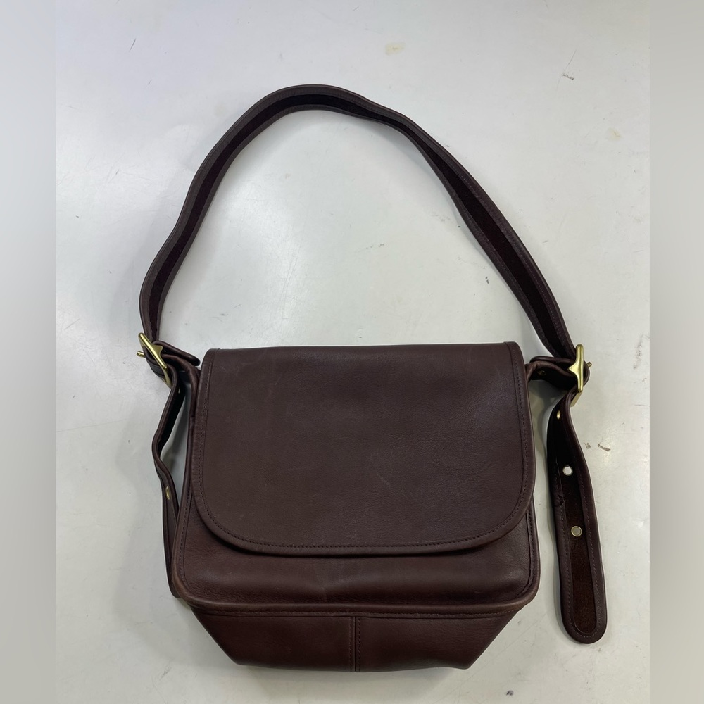 Vintage Coach Patricia's Legacy 9951 Saddle Bag / Crossbody shoulder Bag brown